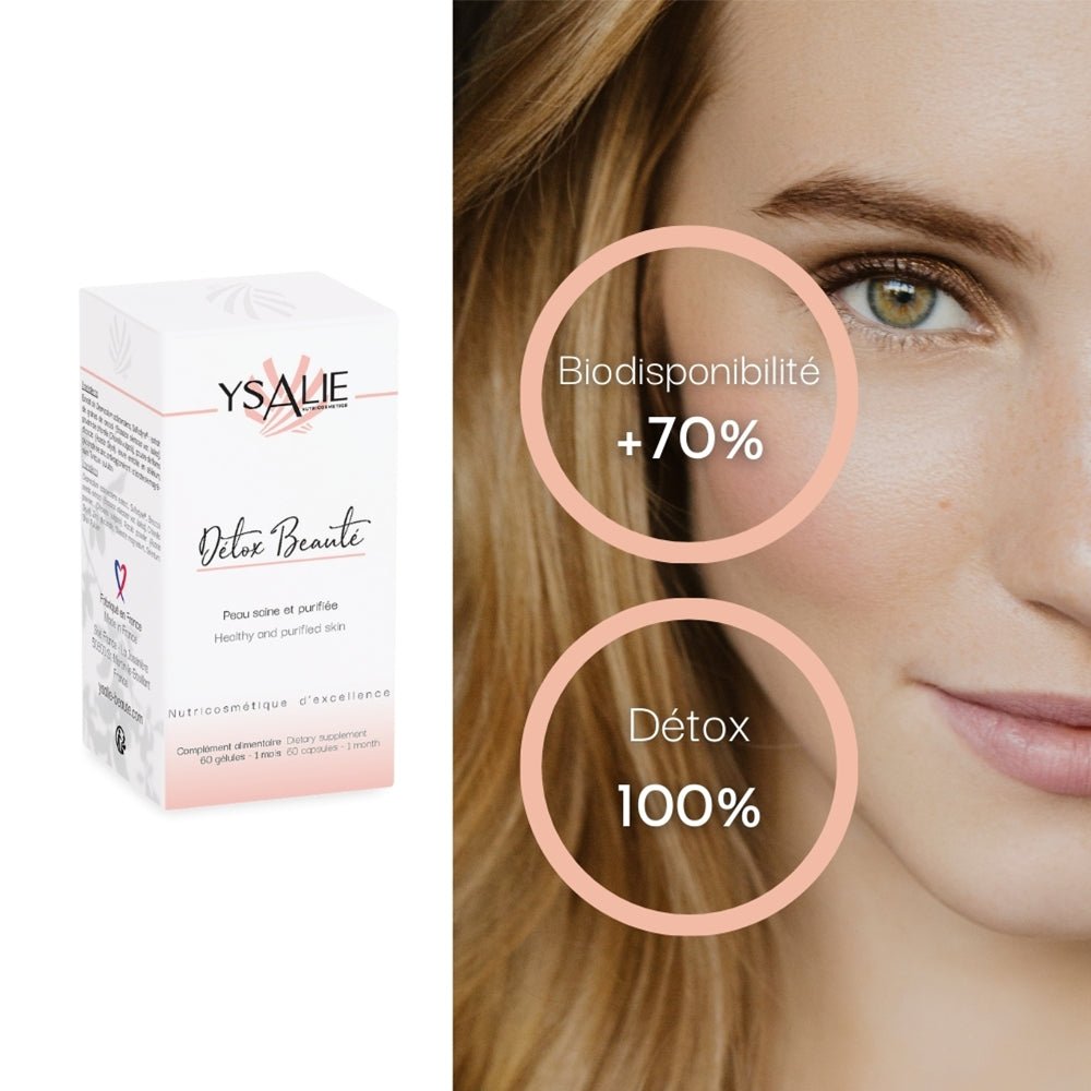 Détox Beauté - Imperfections et Peau purifiée - complément alimentaire beauté | Ysalie Beauté