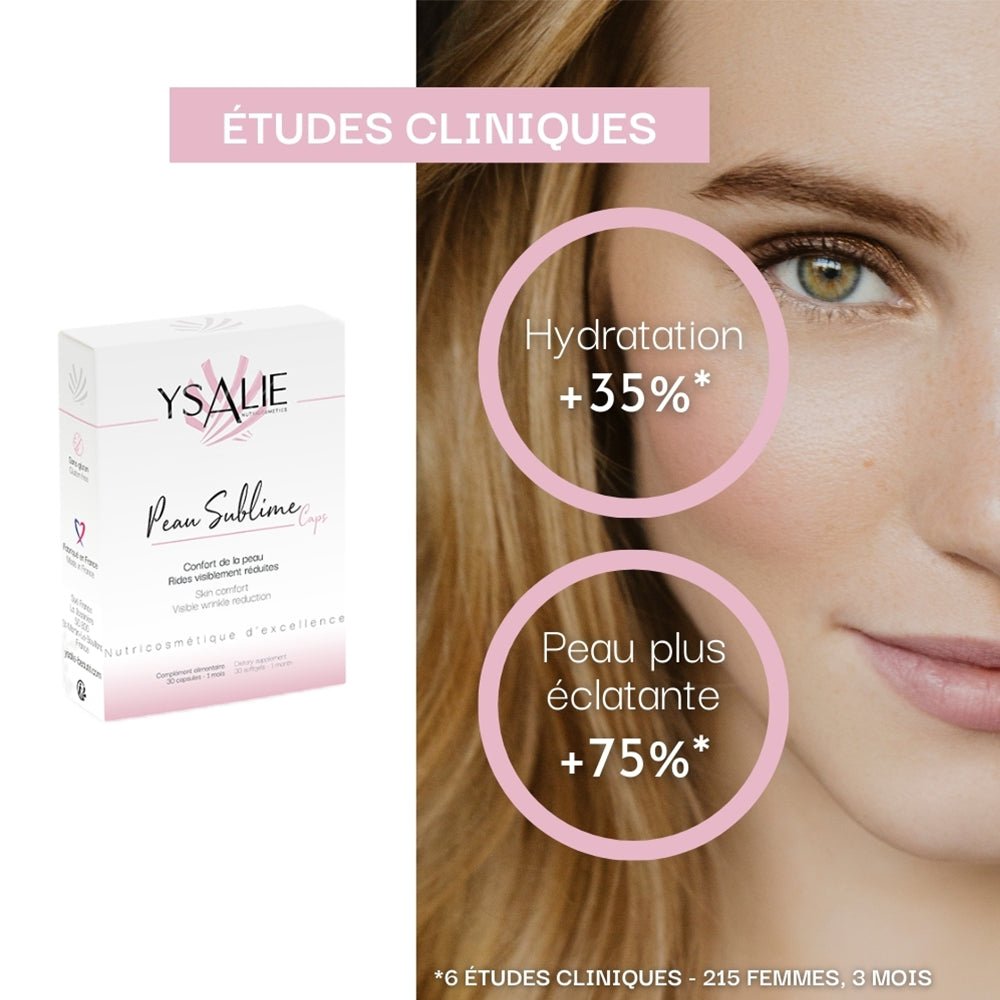 Peau Sublime - Hydratation et Éclat - complément alimentaire beauté | Ysalie Beauté