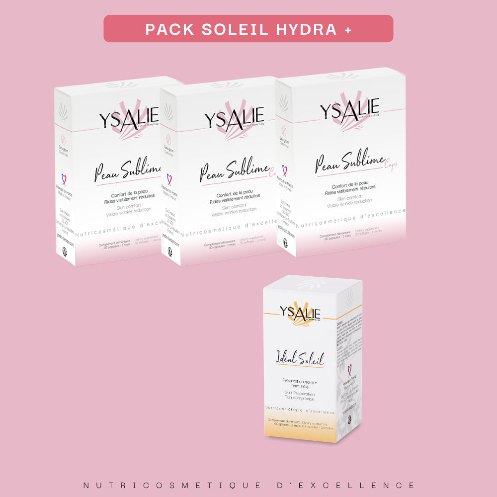Préparer sa peau au soleil et sublimer son bronzage naturellement : Pack Soleil Hydra +